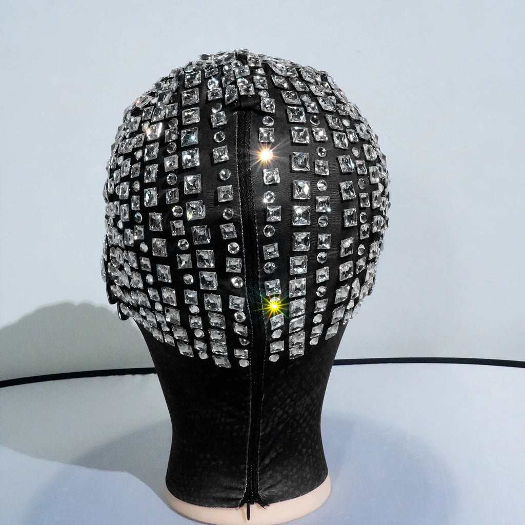 Crystal Rhinestone Festival Face Mask