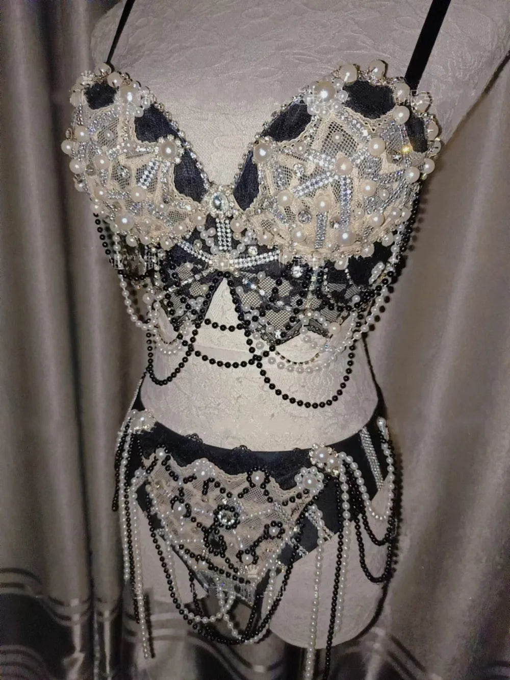 Rhinestone & Lace Festival Set