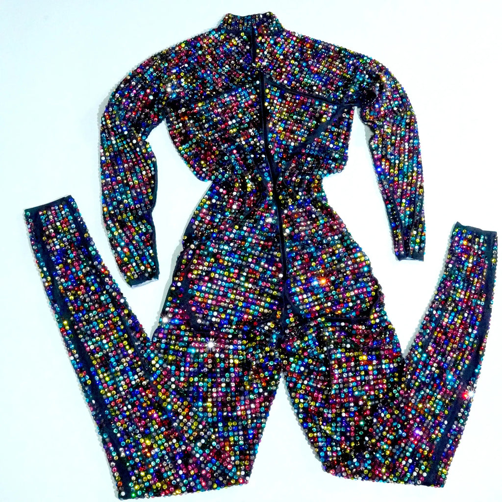 Rhinestone Festival Jumpsuit