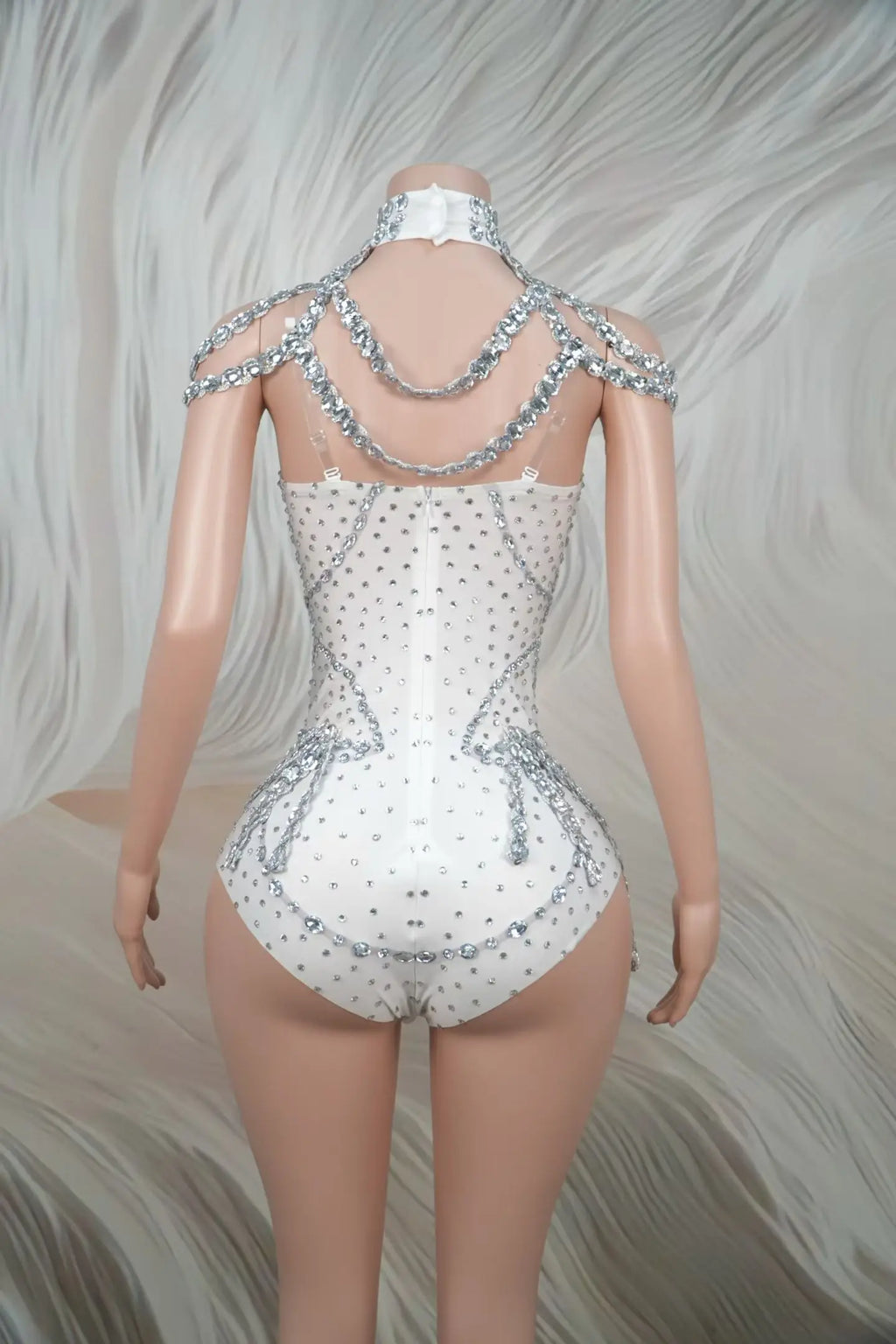 Rhinestone Tassel Festival Bodysuit