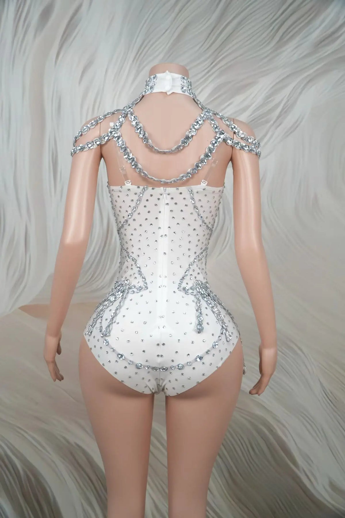 Rhinestone Tassel Festival Bodysuit
