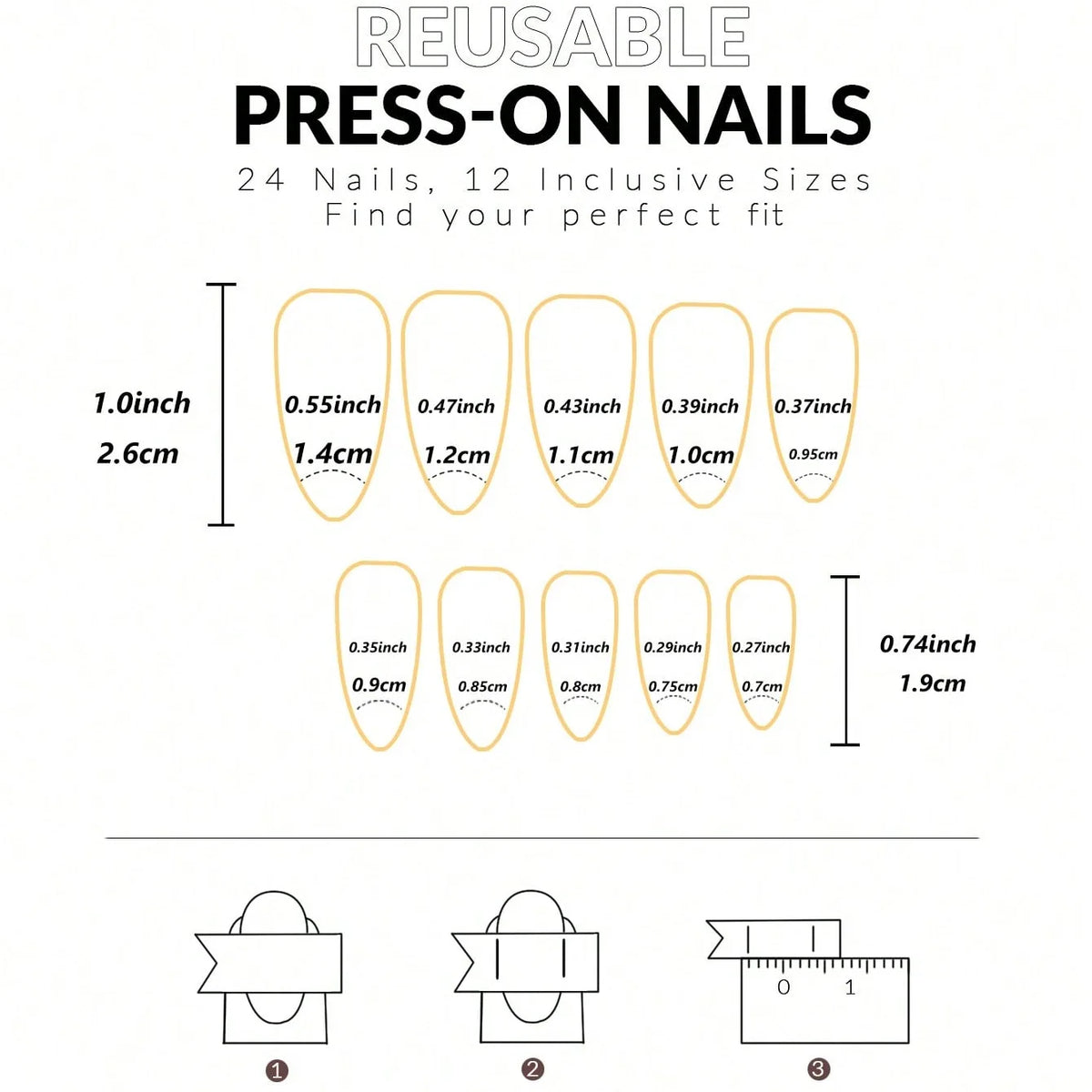 24PCS French Almond Fake Nails With Red Bow And White Pearl Design, Fully Covered Acrylic Fake Nails For Women