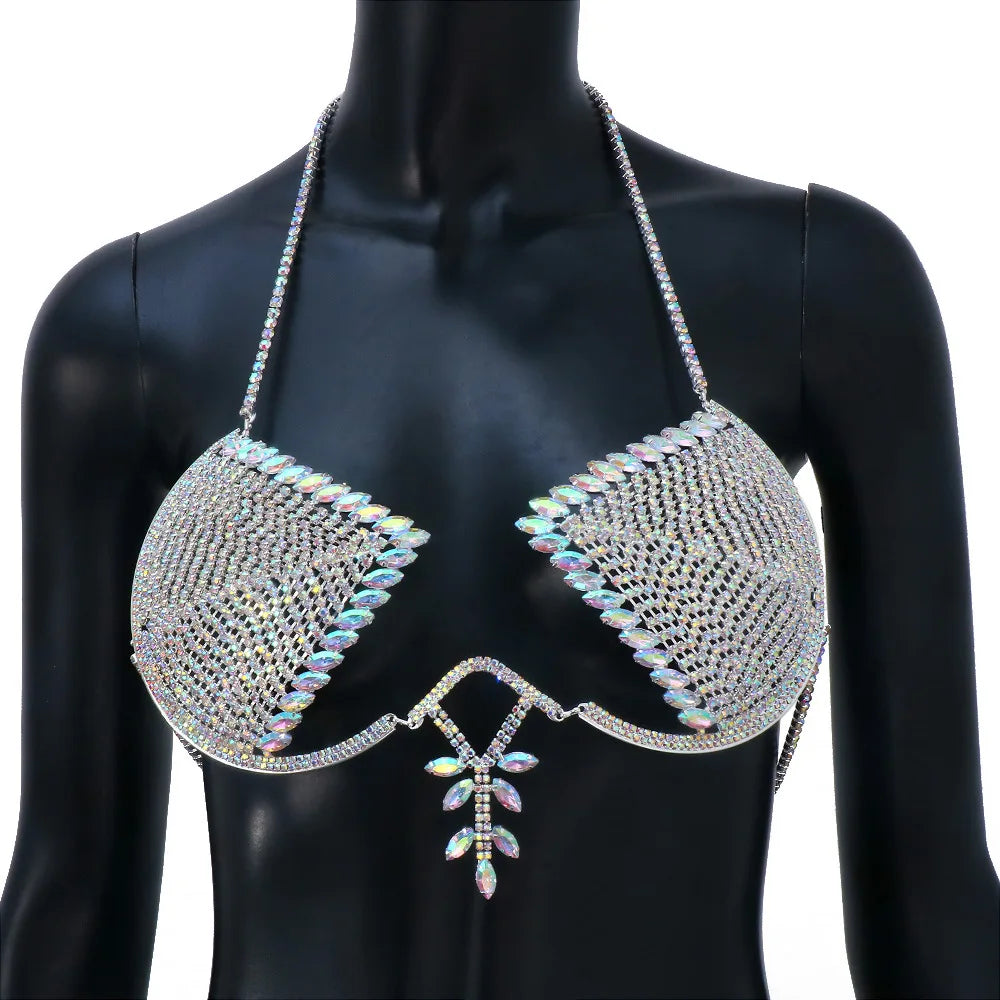 Crystal Ankh Body Chain