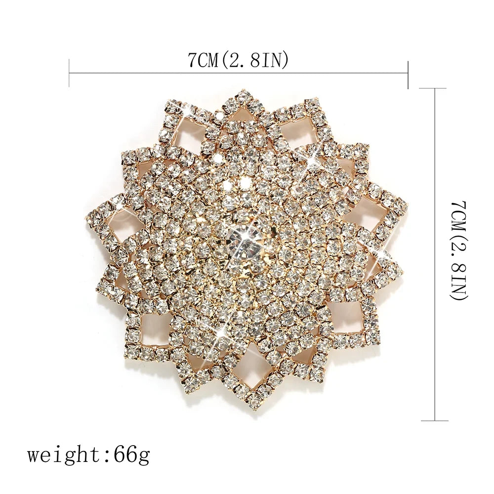 Ornate Starburst Rhinestone Reusable Pasties