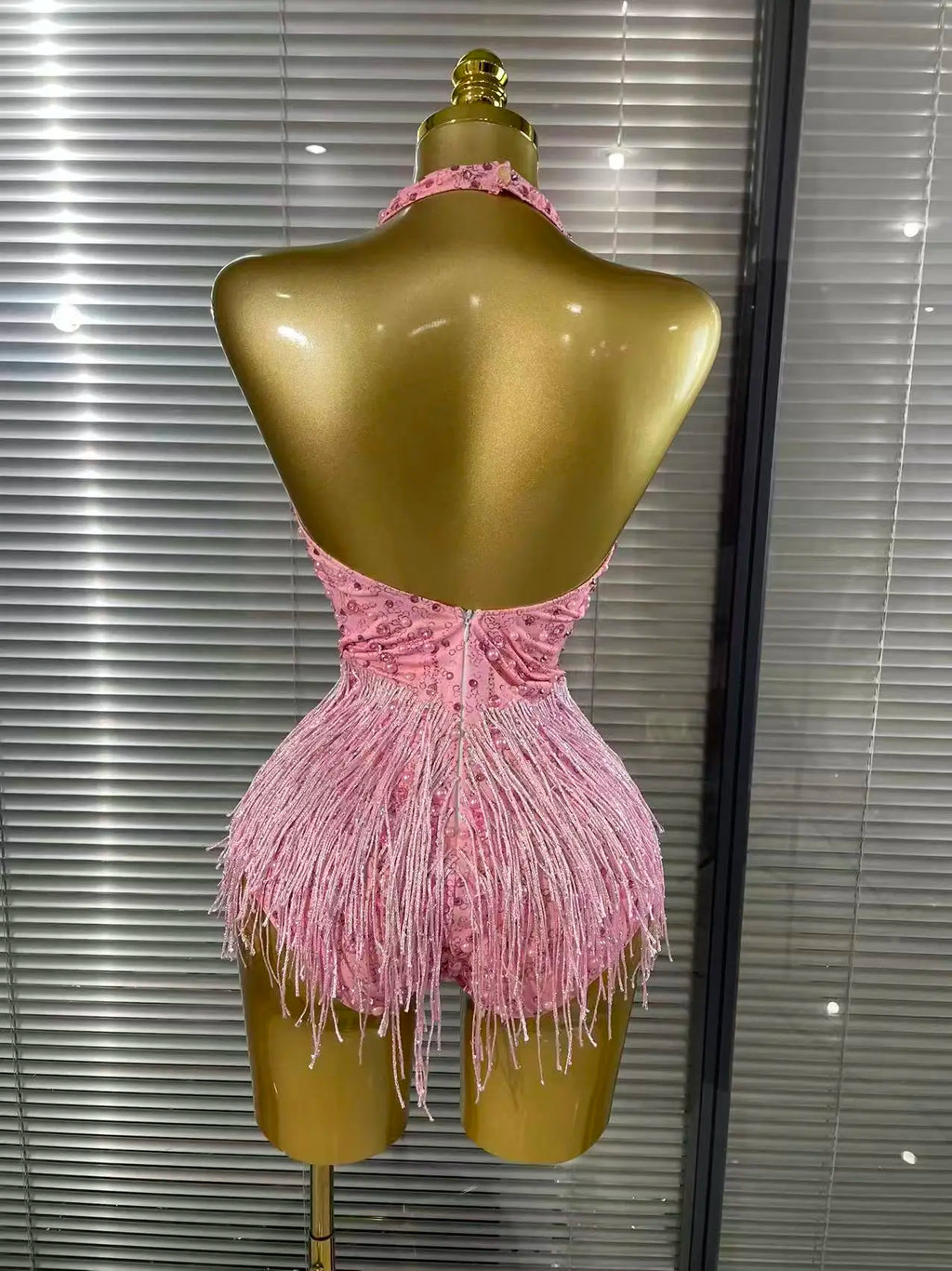 Beaded Tassel Festival Bodysuit