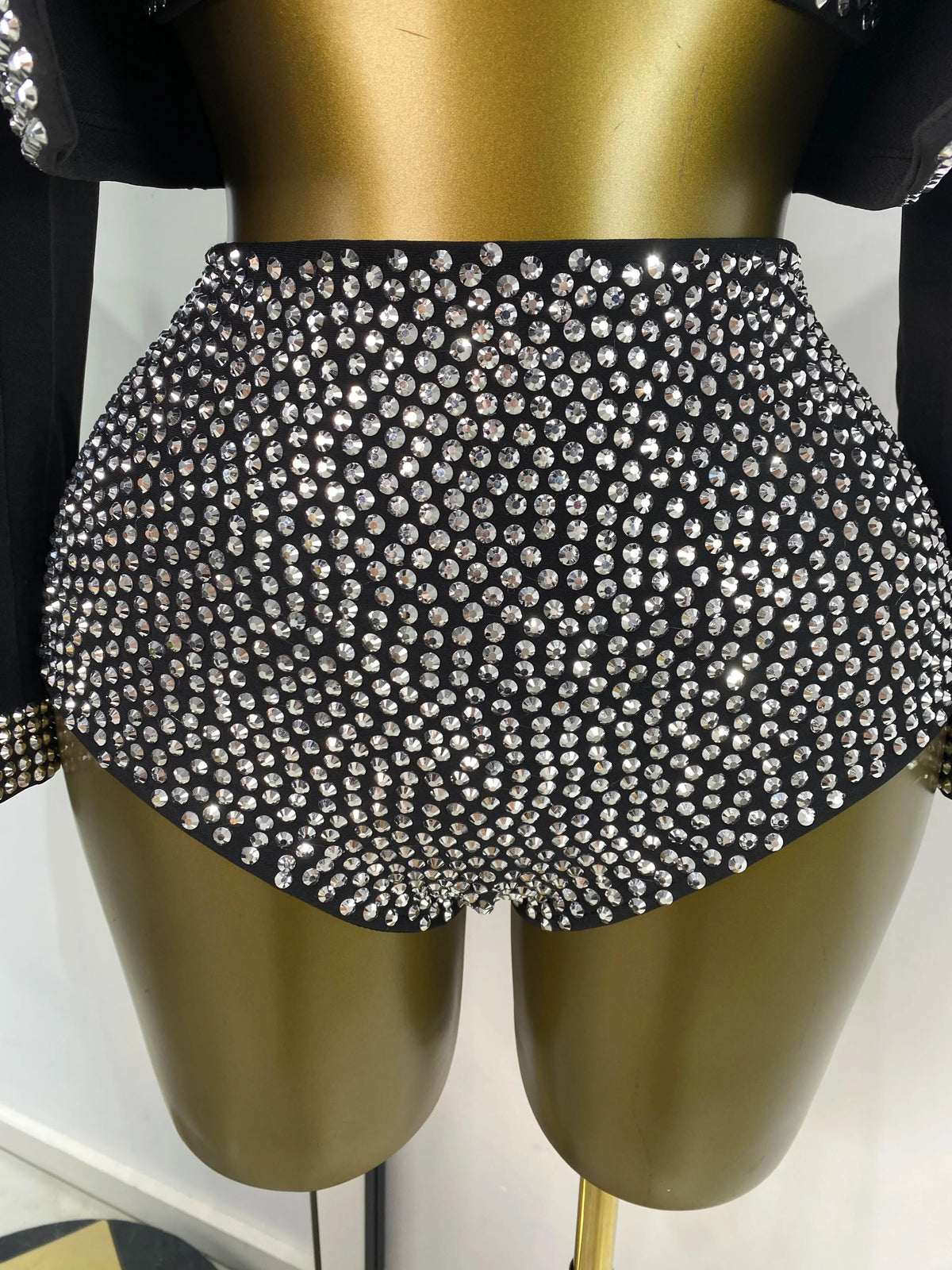 Rhinestone Three-Piece Festival Set
