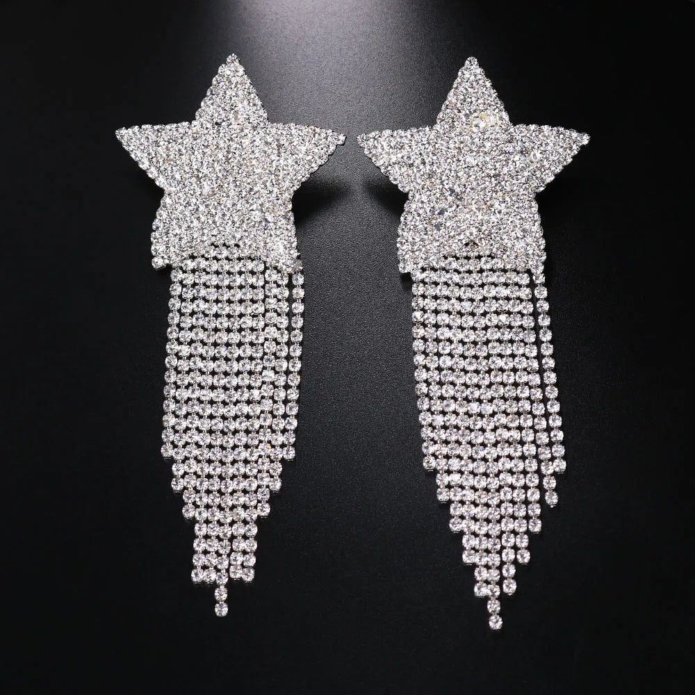 Crystal Tassel Statement Pasties