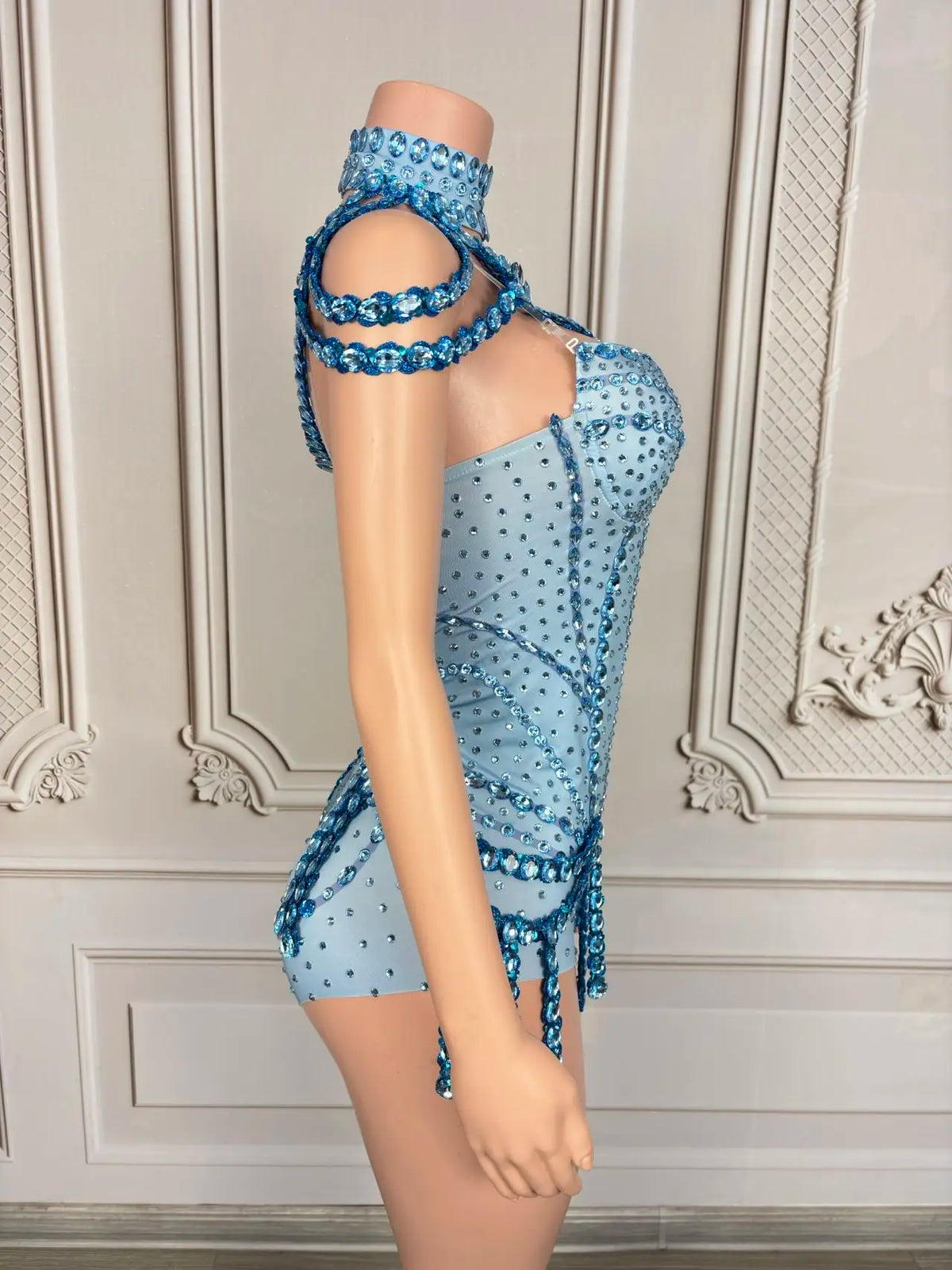 Rhinestone Tassel Festival Bodysuit