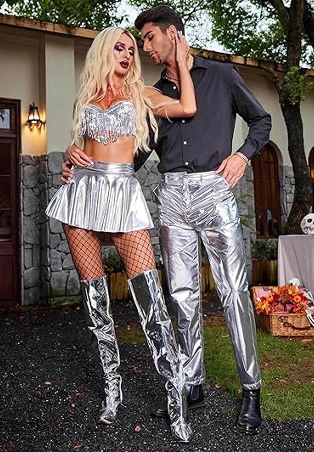 Sequin Fringe Three-Piece Festival Set