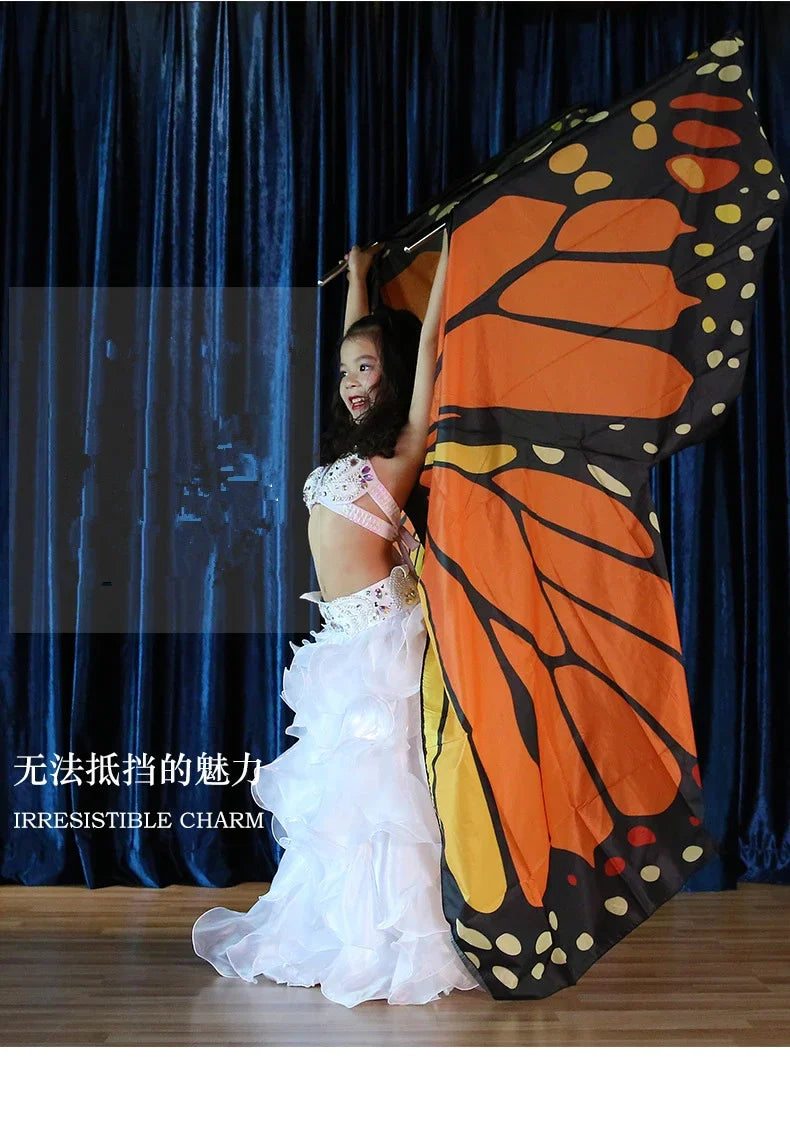 Festival Butterfly Wings with Telescopic Sticks