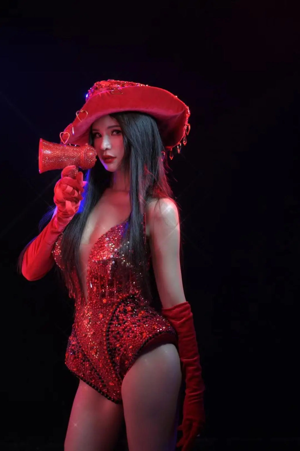 Vaquera Showgirl Three-Piece Festival Set