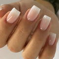 Pink Ombré Press-On Nails | Short Oval, 24 Pieces