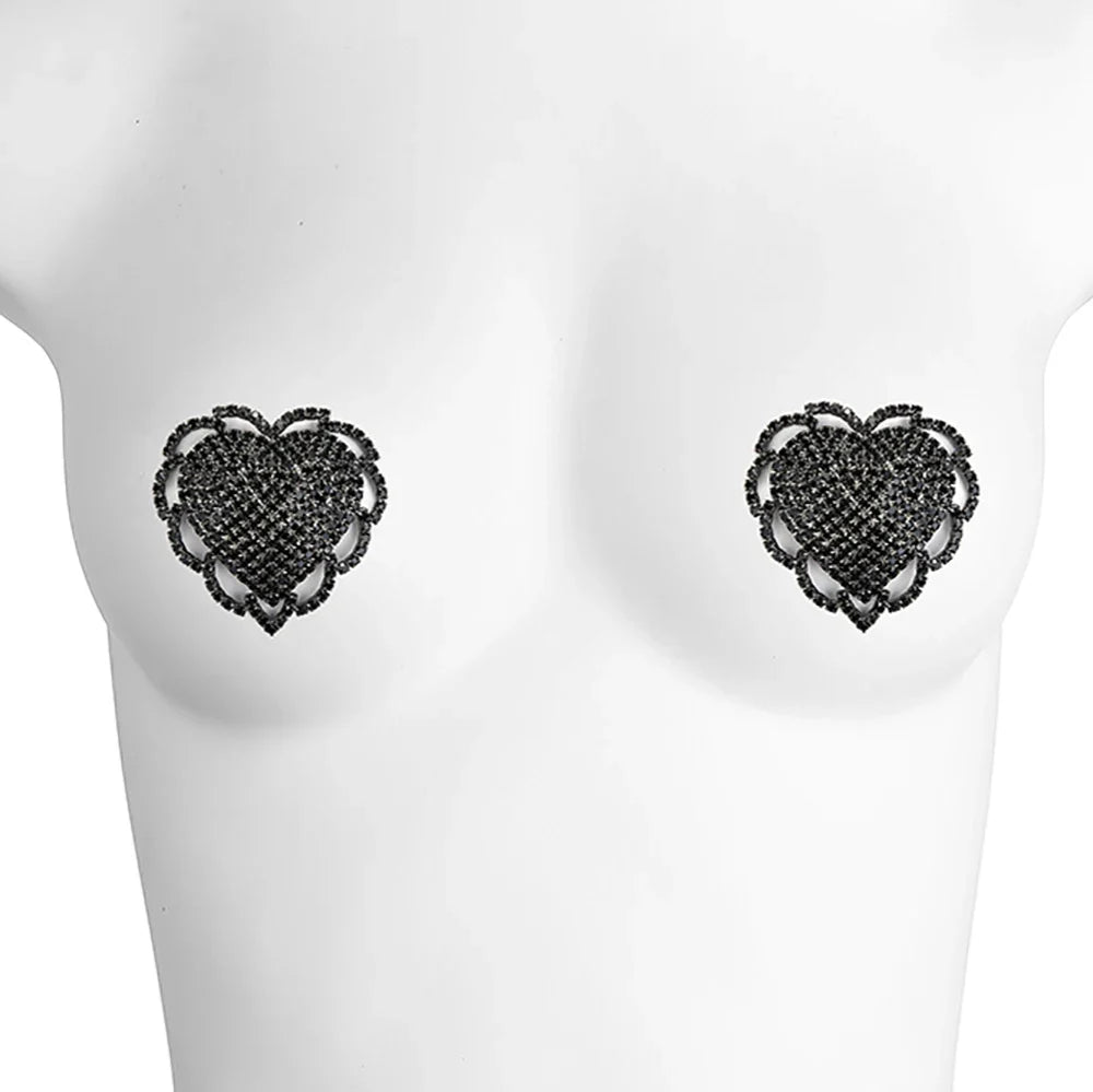 Geometric Rhinestone Reusable Pasties