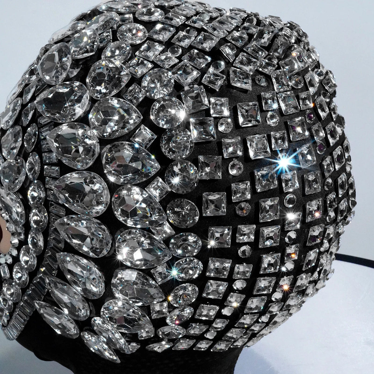 Crystal Rhinestone Festival Face Mask
