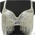 Beaded Sequin Tassel Festival Top