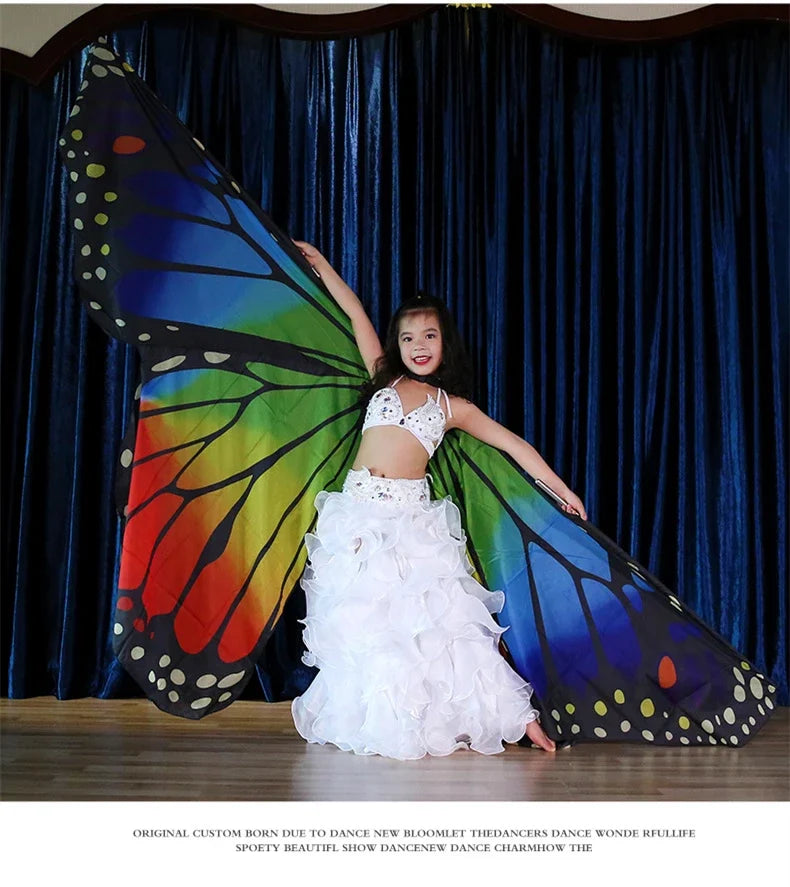 Festival Butterfly Wings with Telescopic Sticks