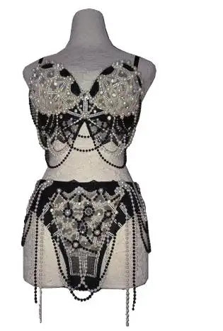 Rhinestone & Lace Festival Set