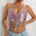 Gemstone Openwork Body Chain