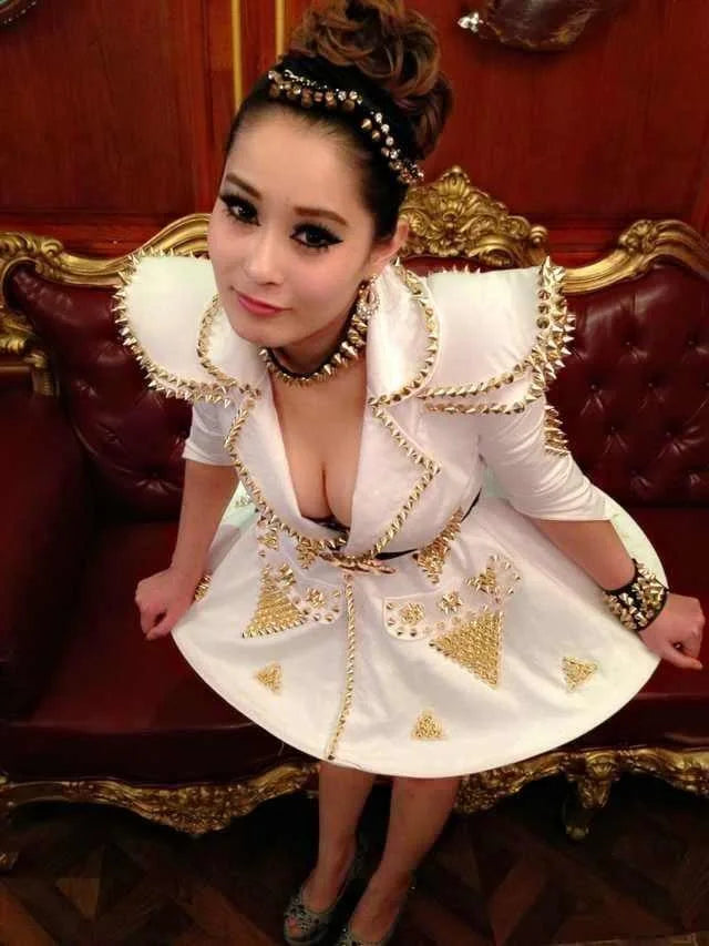 White Studded Faux-Leather Festival Set