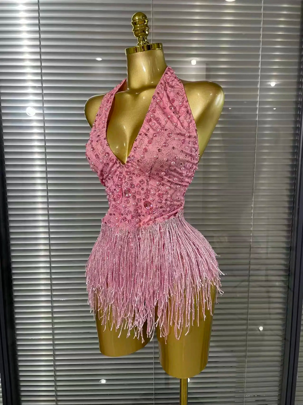 Beaded Tassel Festival Bodysuit