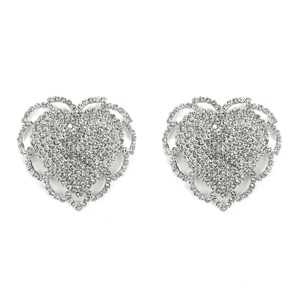 Geometric Rhinestone Reusable Pasties