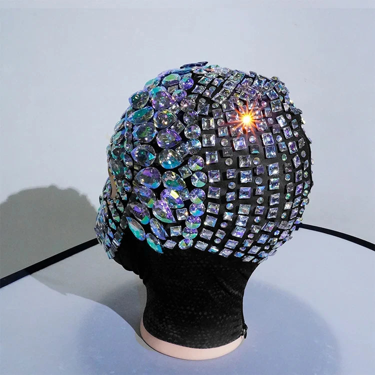 Crystal Rhinestone Festival Face Mask