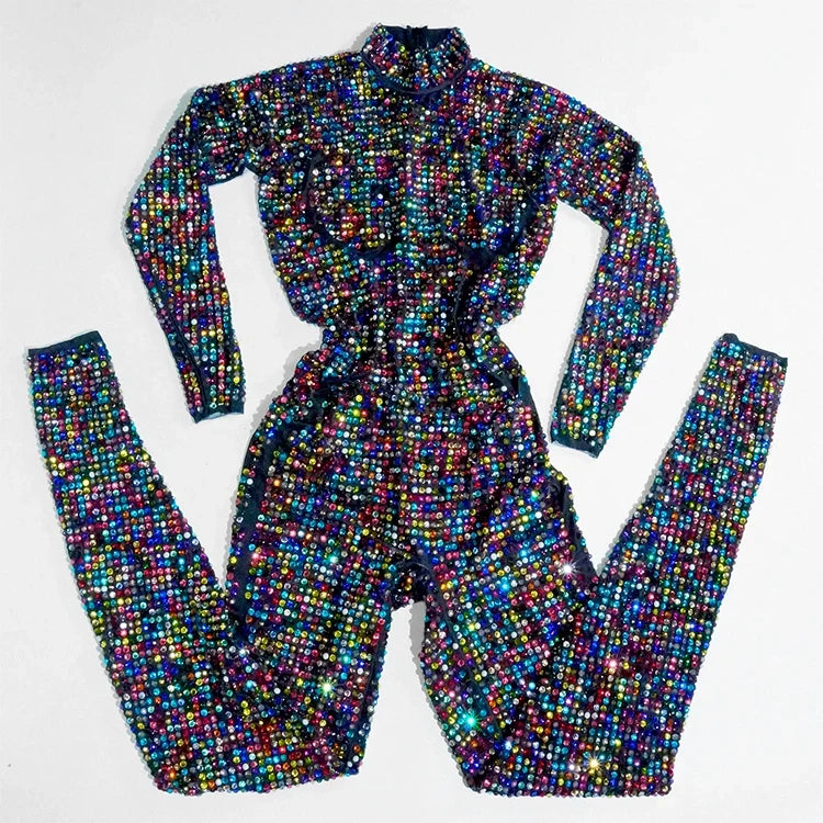 Rhinestone Festival Jumpsuit