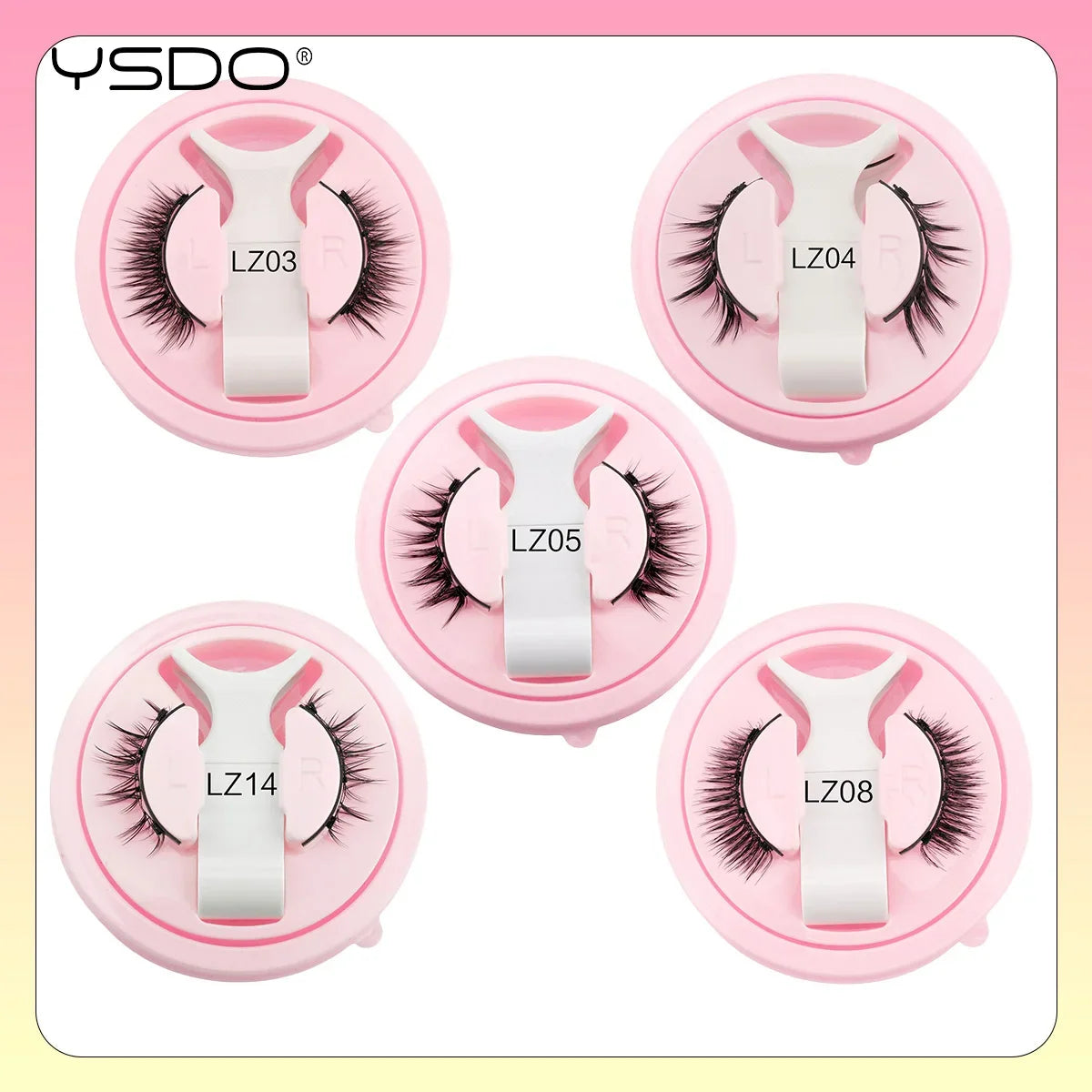 YSDO Magnetic Eyelashes Reusable Winged Magnetic 3D Mink lashes Long-Lasting No Glue Needed False Eyelashes with Tweezer Makeup