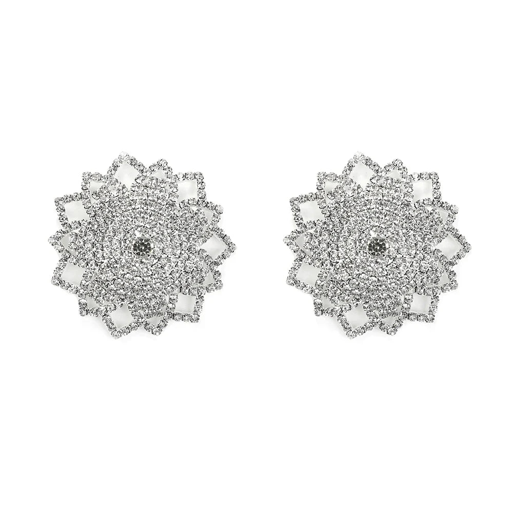Ornate Starburst Rhinestone Reusable Pasties