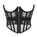Sheer Mesh Underbust Corset