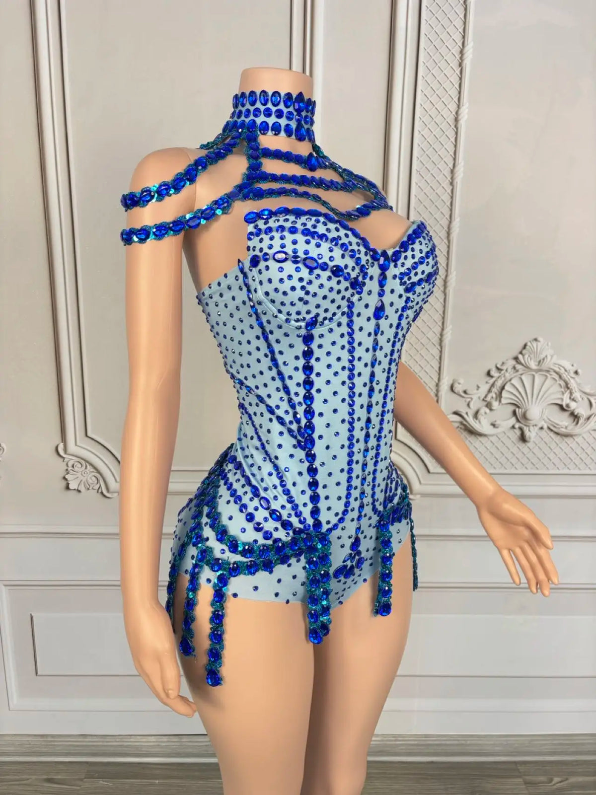 Rhinestone Tassel Festival Bodysuit