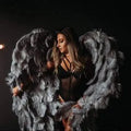 Ostrich Feather Angel Wings