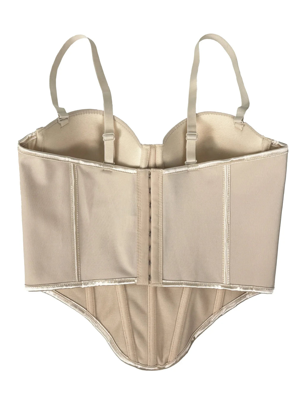 Pearl Embroidered Corset Bustier Crop Top
