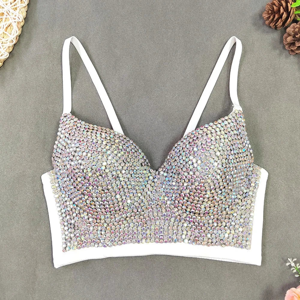 Rhinestone Corset Bustier