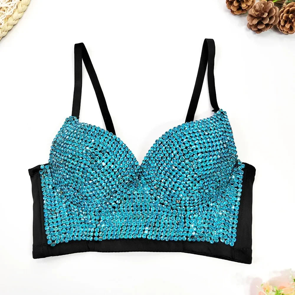 Rhinestone Corset Bustier
