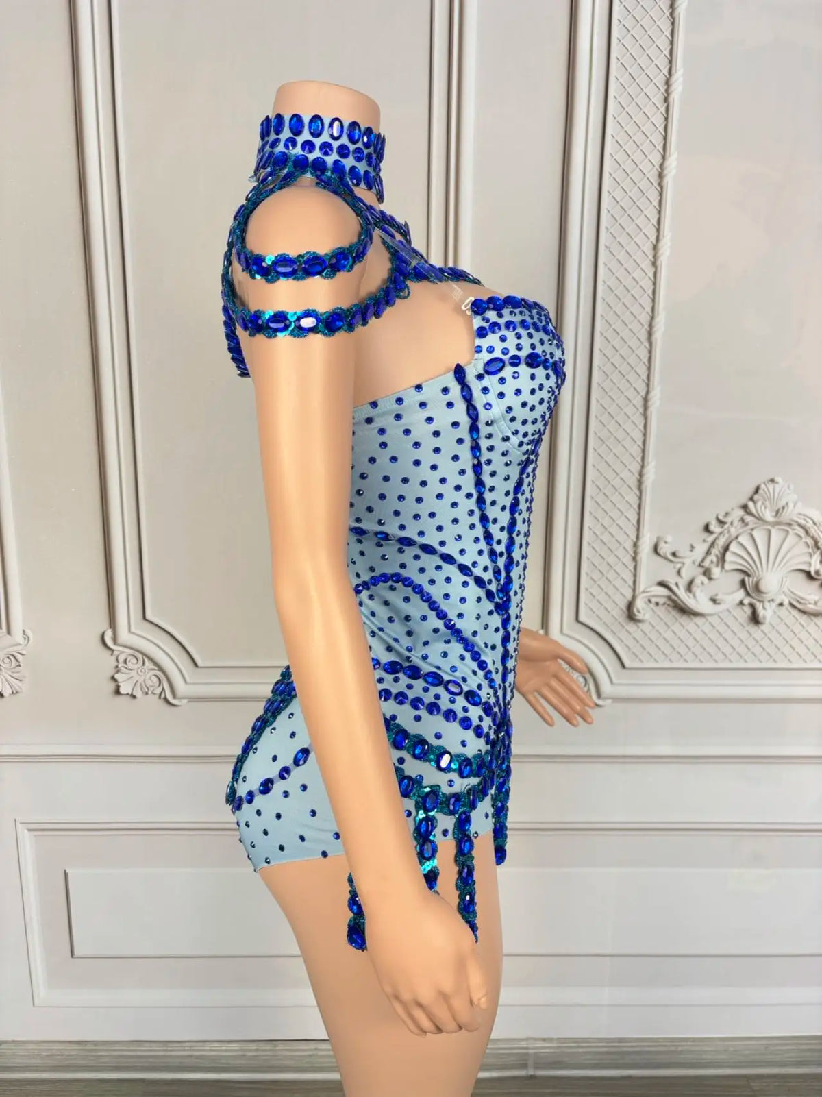 Rhinestone Tassel Festival Bodysuit