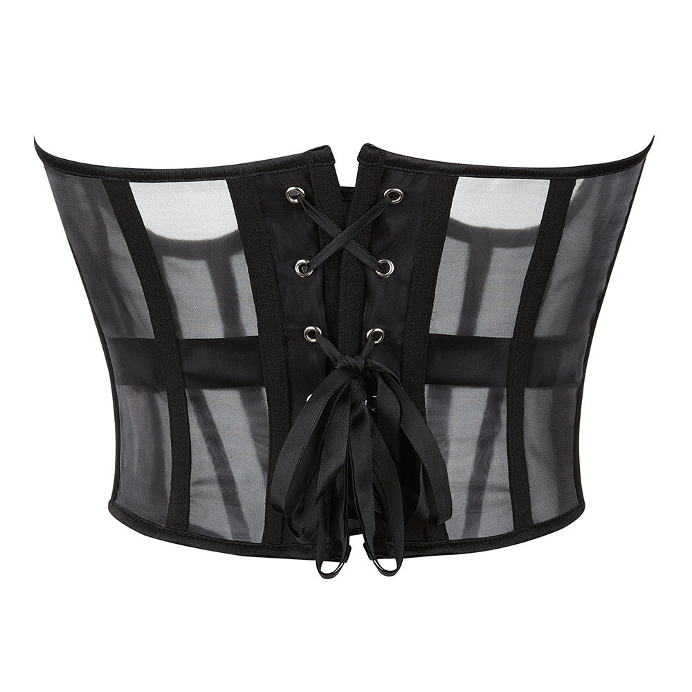 Sheer Mesh Underbust Corset