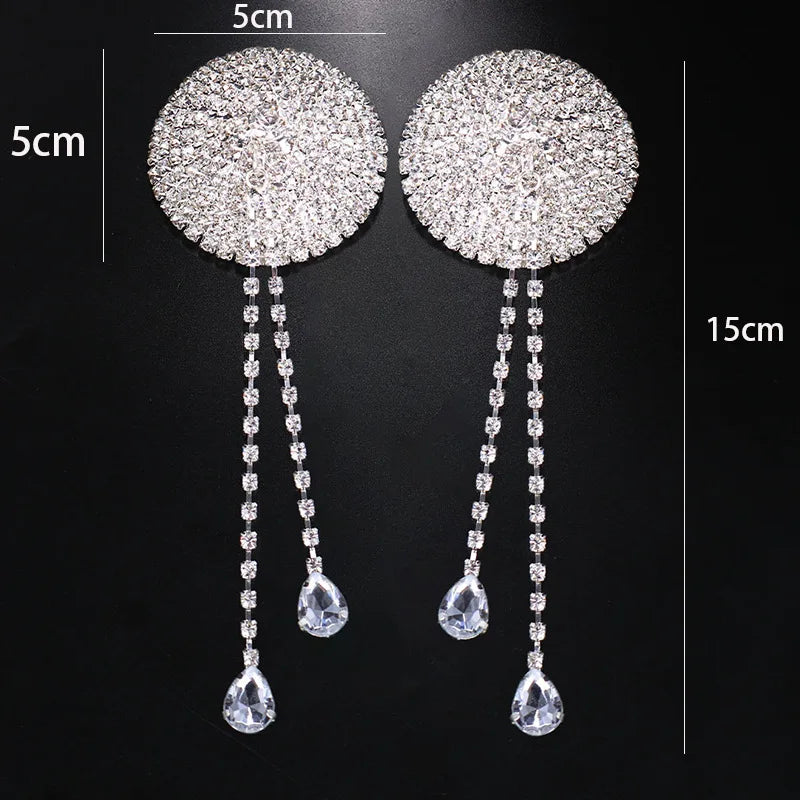 Crystal Tassel Statement Pasties