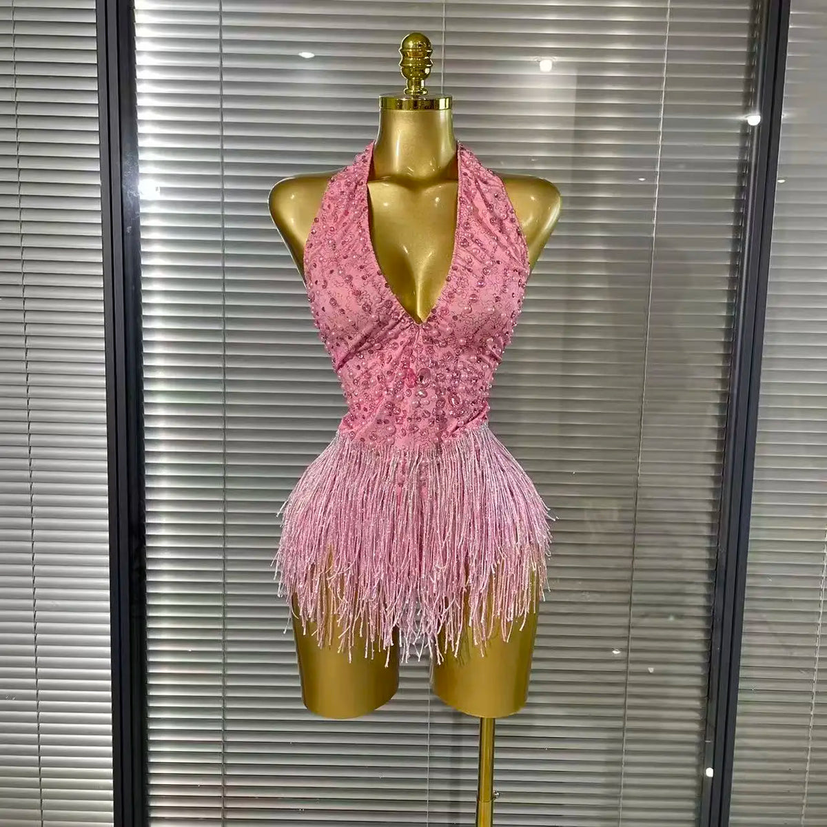 Beaded Tassel Festival Bodysuit
