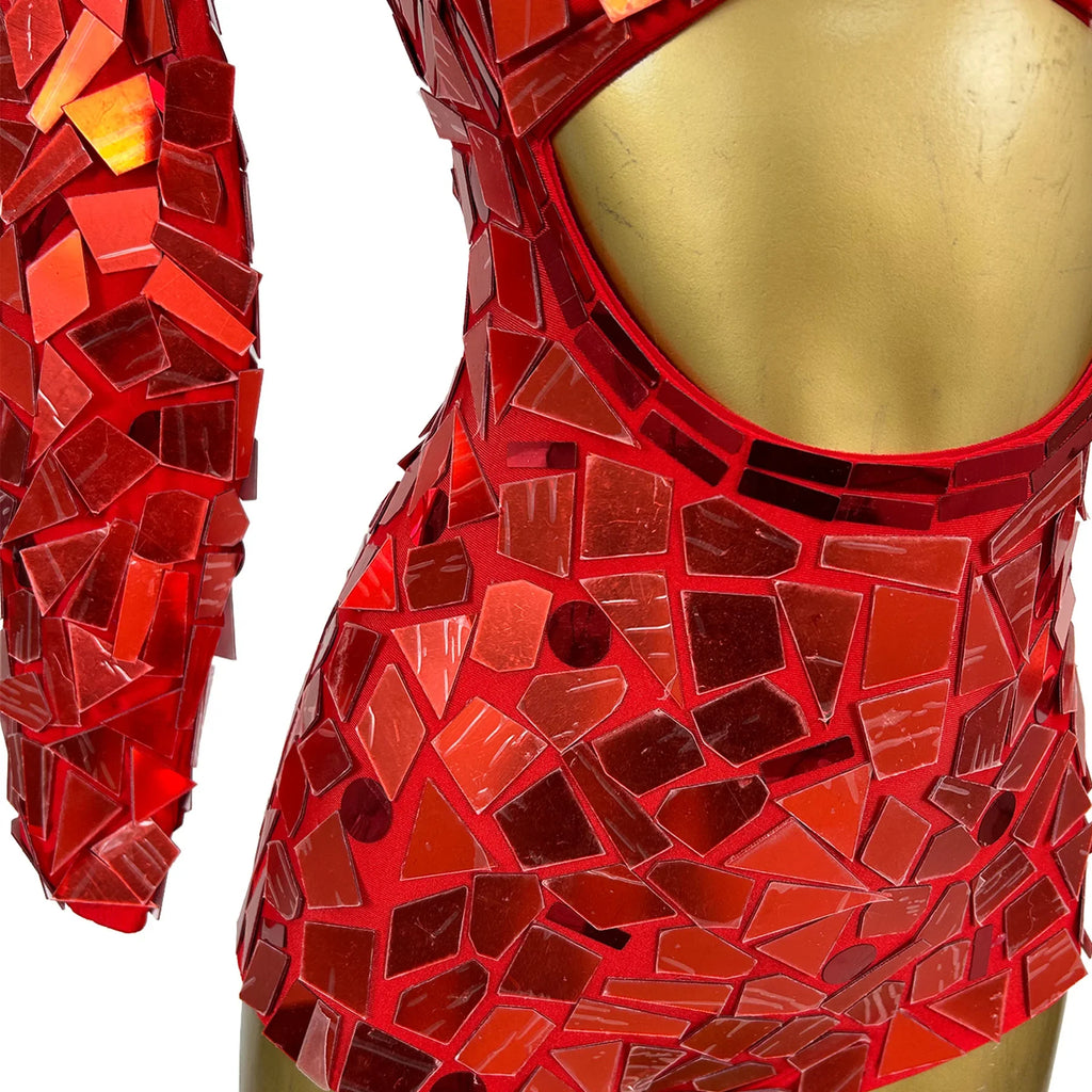 Sequin Cutout Festival Bodysuit