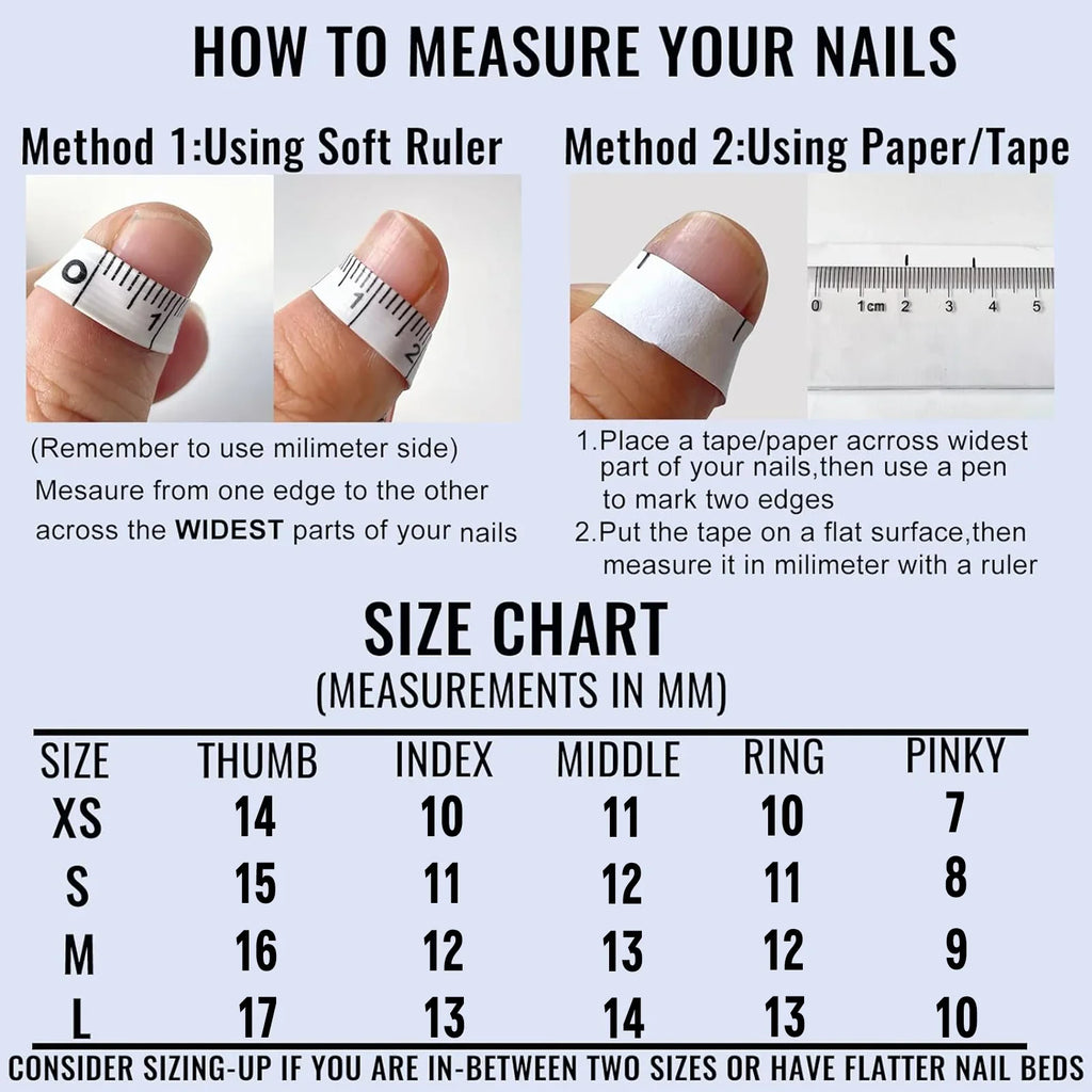 Blue Aurora Mermaid Press-On Nails | Almond, 10 Pieces