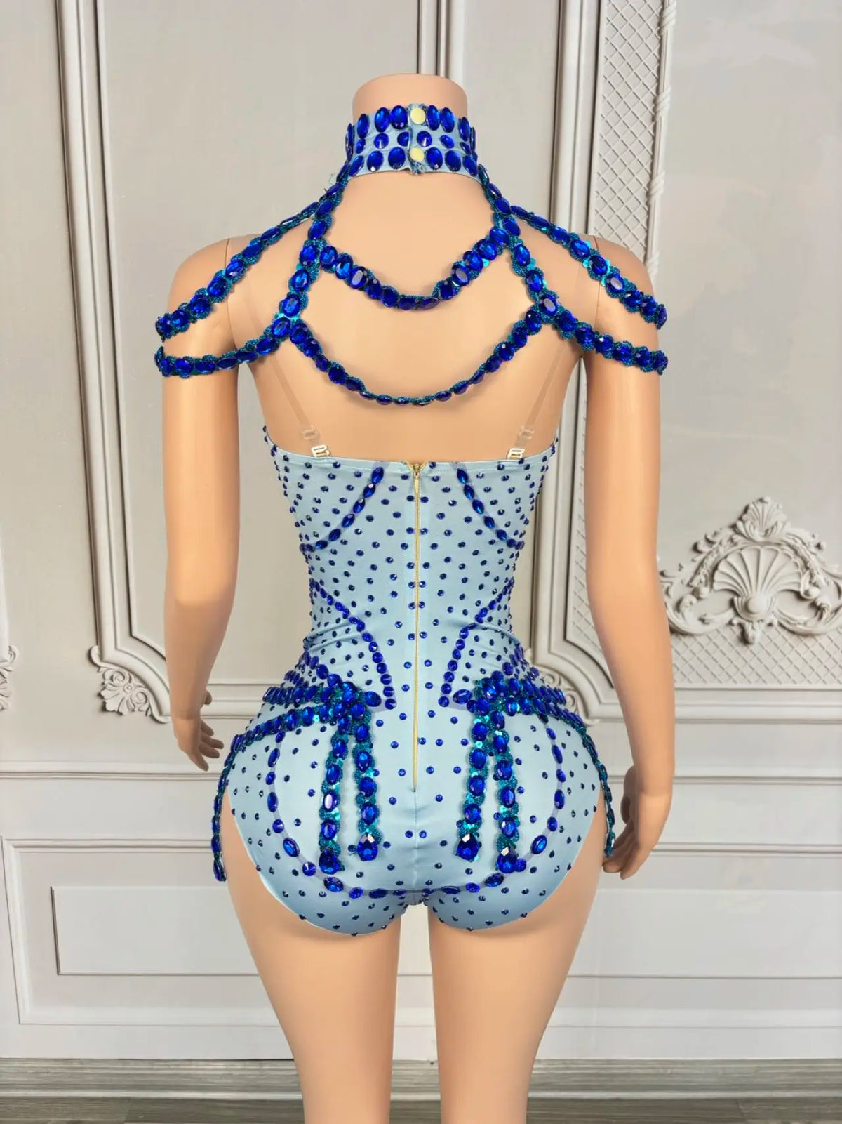 Rhinestone Tassel Festival Bodysuit