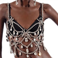 Crystal Chest Chain Body Jewelry