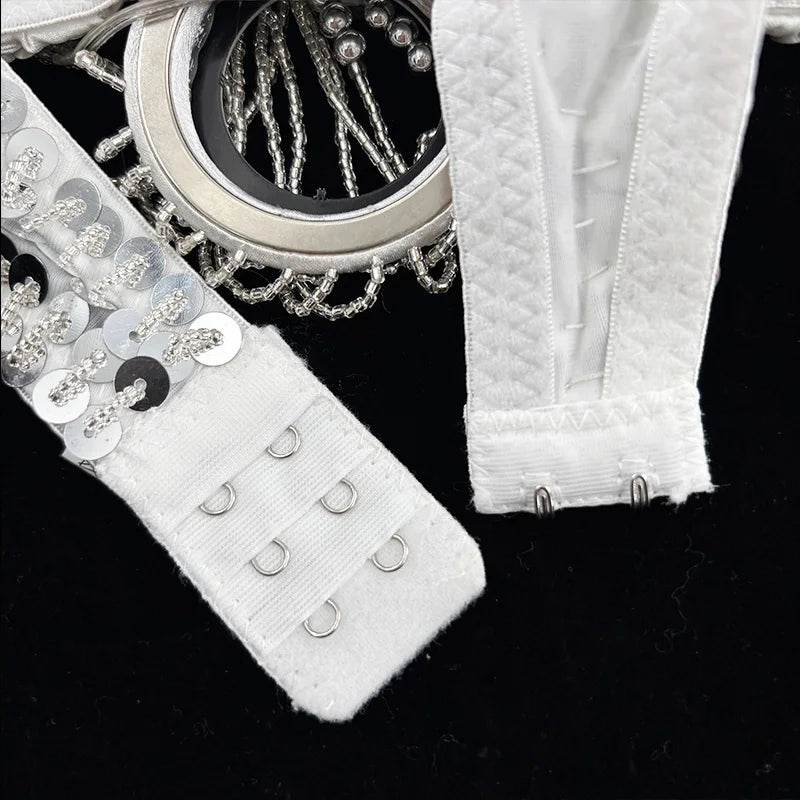 App-Controlled Bluetooth LED Glowing Belly Dance Bra & Stage Performance Top