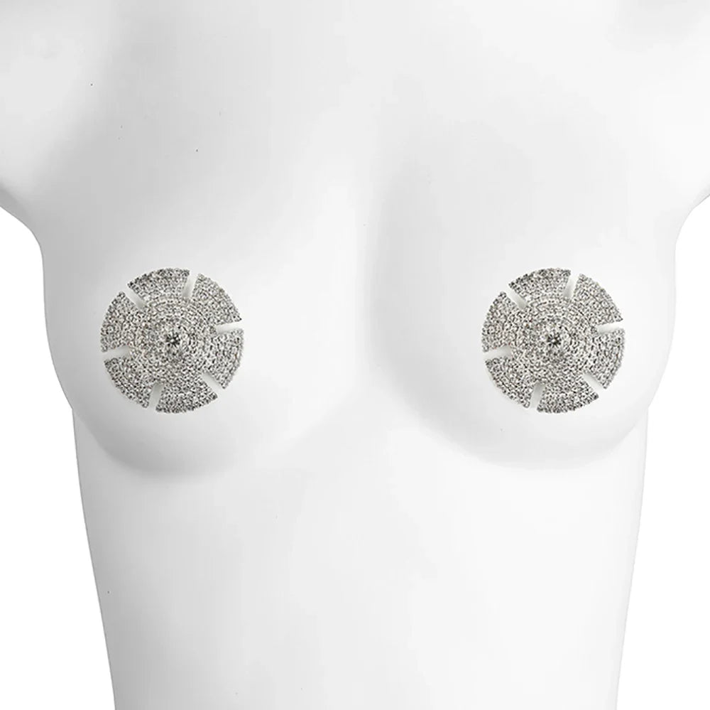 Geometric Rhinestone Reusable Pasties