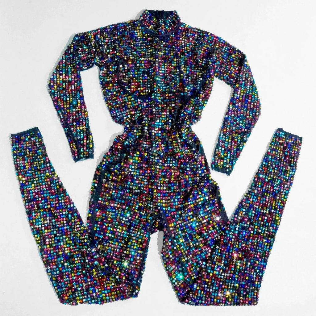 Rhinestone Festival Jumpsuit