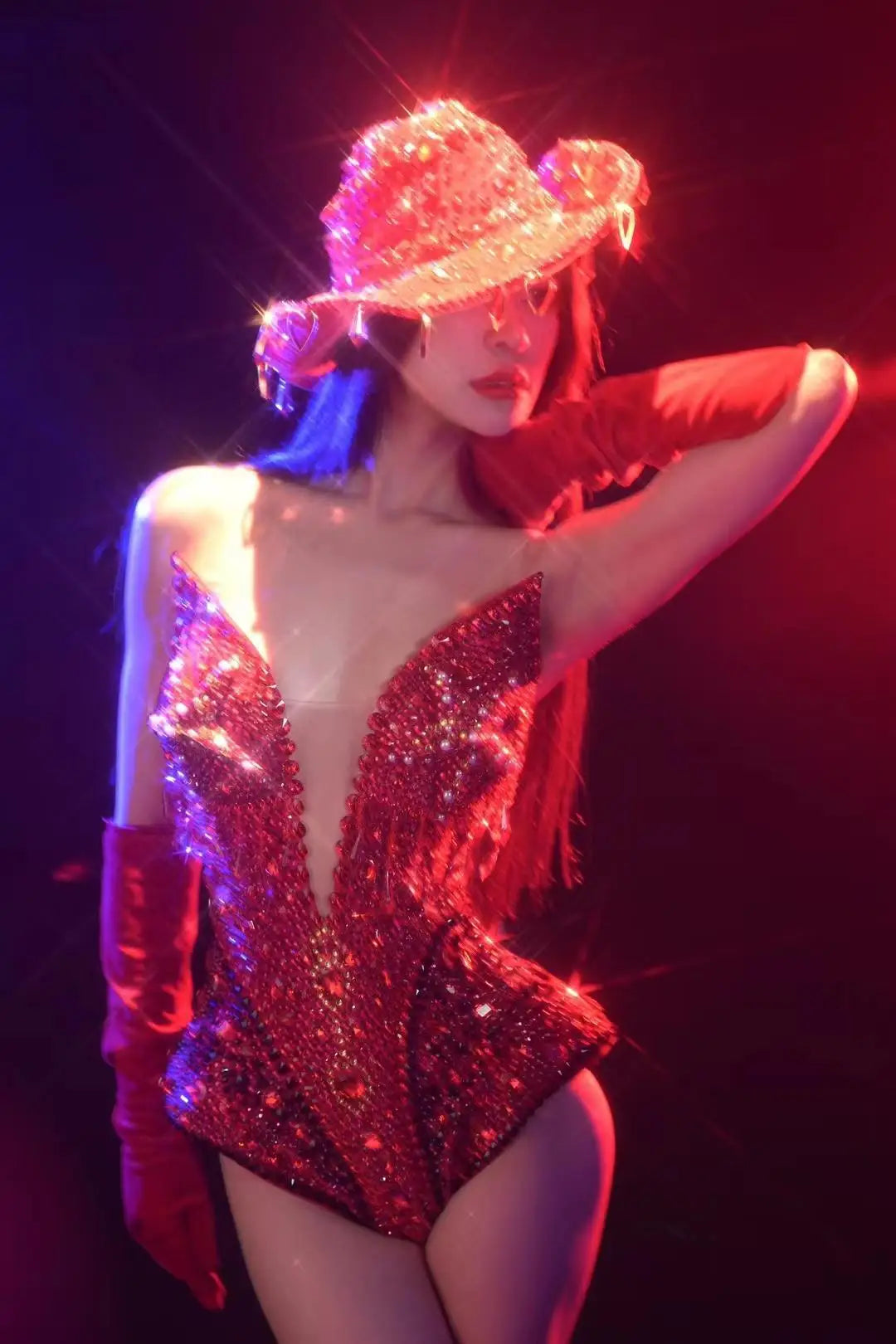 Vaquera Showgirl Three-Piece Festival Set