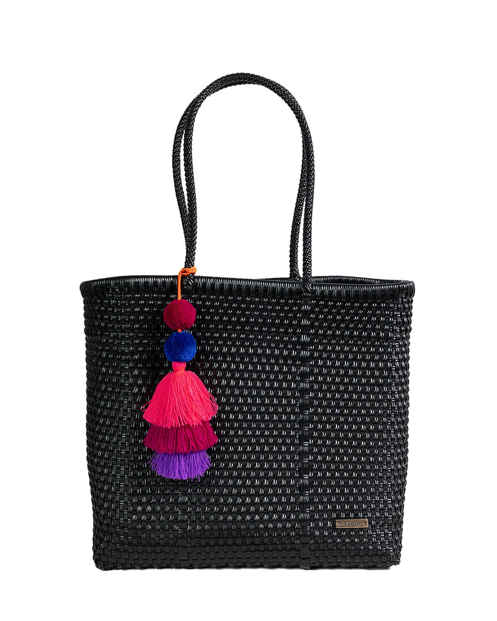Solid Black Playera Tote