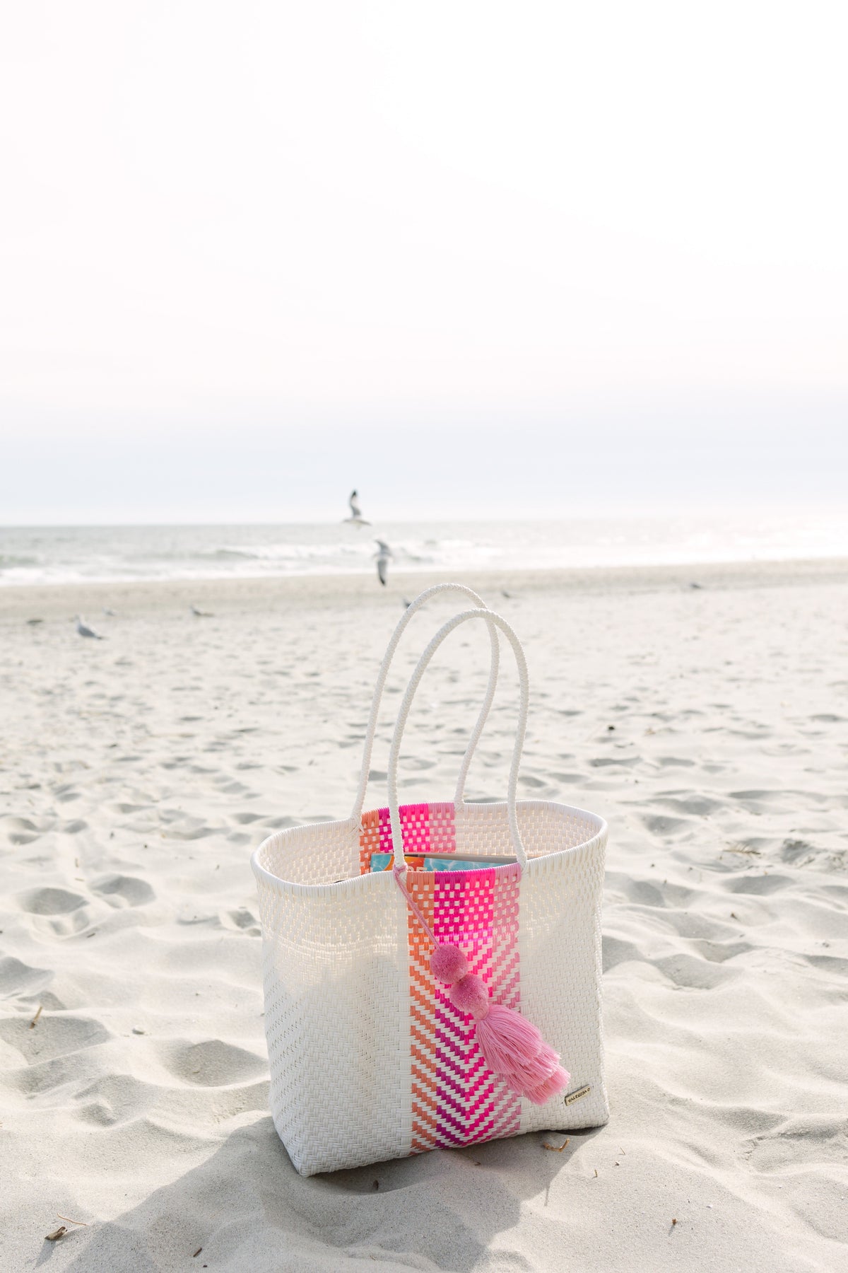 Peachy Pink Playera Tote