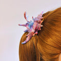 Velvet Claws Realistic Conch Shell Hair Claw in Mermaid Colors